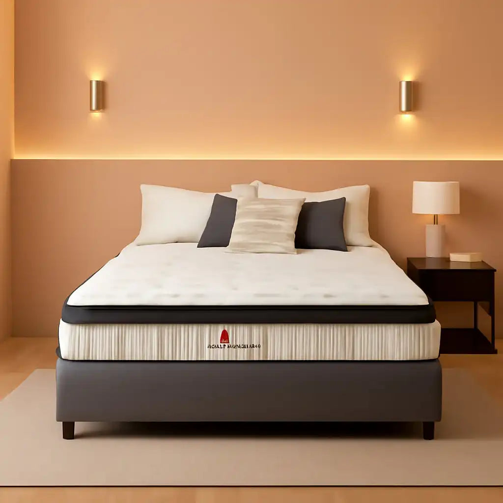 Queen TwelveInch MemoryFoam Hybrid Mattress CertipurUS - LuxeHome Furniture -