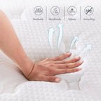 Queen TwelveInch MemoryFoam Hybrid Mattress CertipurUS - LuxeHome Furniture -