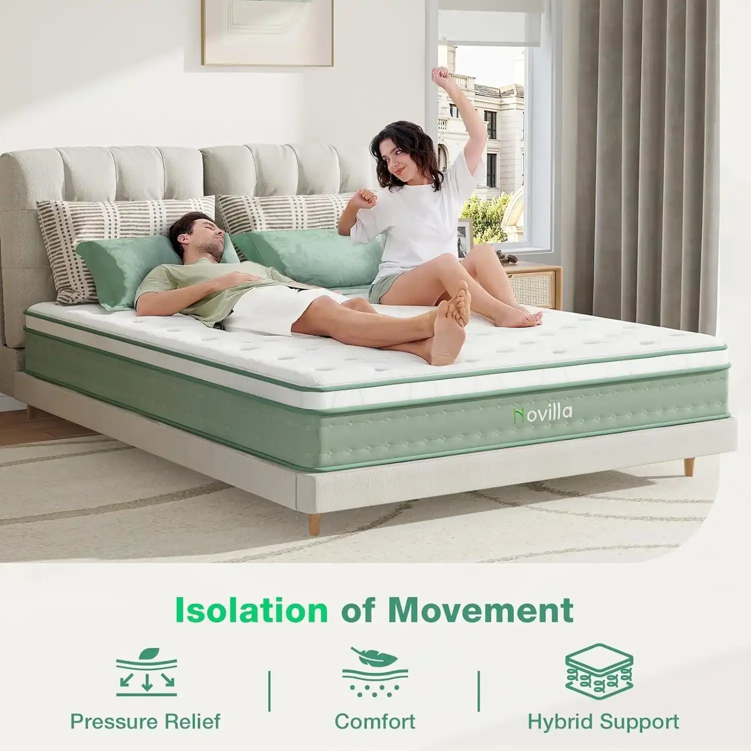 Twin Memory Foam Mattress Therapeutic Ergonomic Design - LuxeHome Furniture