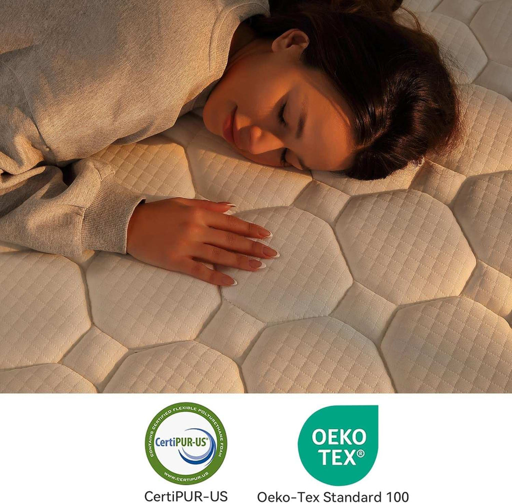 Queen Hybrid Mattress In Box CertipurUS Breathable - LuxeHome Furniture -