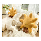 "Moon and Sun Decorative Pillow – Soft Sofa Cushion for Living Room, Children's Room, Tatami, Office Chair, and Floor Seating" - LuxeHome Furniture