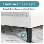 (Full/Queen/King) Velvet Upholstered Bed Frame — Vertical‑Channel Tufted Wingback Headboard, Wooden Slat Support - LuxeHome Furniture