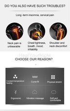 "Heated Vibrating Waist Support Pad – Electric Lumbar Massage Pillow for Sleep, Pain Relief & Posture" - LuxeHome Furniture