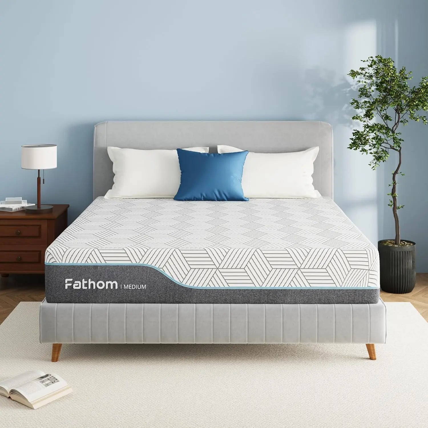 10 Inch Memory Foam Queen Mattress for Back Pain Relief and Cool Sleep, Gel Foam, CertiPUR-US Certified - LuxeHome Furniture
