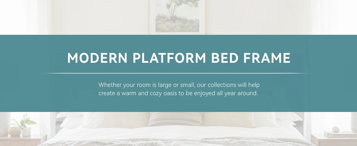 (King/Queen/Full) Upholstered Bed Frame with Adjustable Headboard — Soft Linen Fabric, Reinforced Support, and Noise-Free Design - LuxeHome Furniture