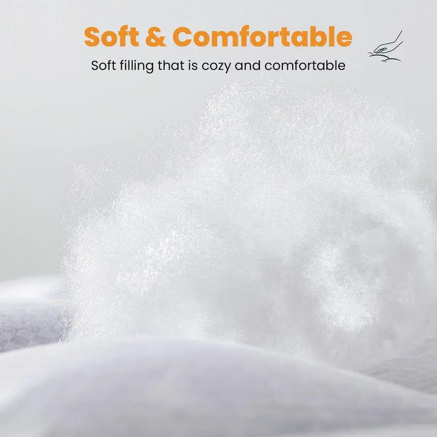 King Size Cooling Mattress Pad – Breathable Quilted Pillow Top Mattress Topper with Fitted Deep Pocket Protector - LuxeHome Furniture