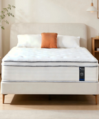 (Queen/King/Twin) Hybrid Mattress Medium-Firm ( 12" & 10" ) Memory Foam with Individually Pocketed Springs - LuxeHome Furniture