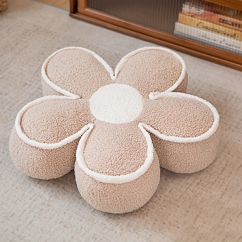 "Soft Flower-Shaped Floor Cushion – Cozy Decorative Pillow for Living Room, Bedroom, and Sofa – Ideal for Winter Warmth and Home Decor" - LuxeHome Furniture