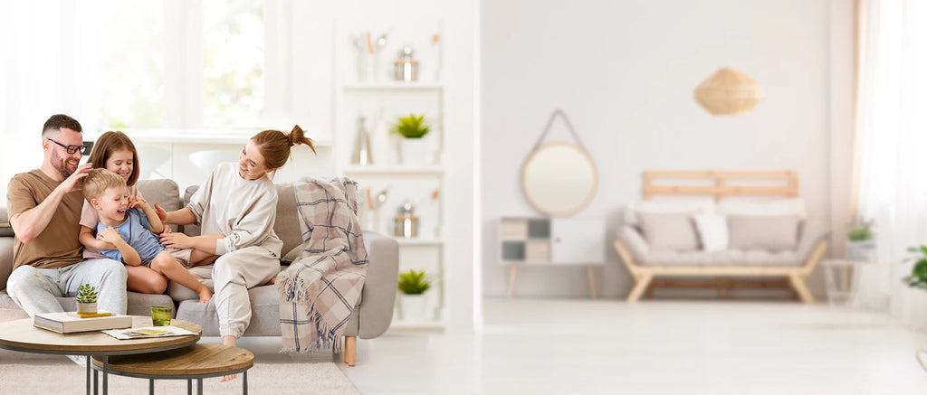Twin Loft Bed with L‑Shaped Desk — LED Lights, Charging Station, 3 Shelves & 3 Fabric Drawers - LuxeHome Furniture