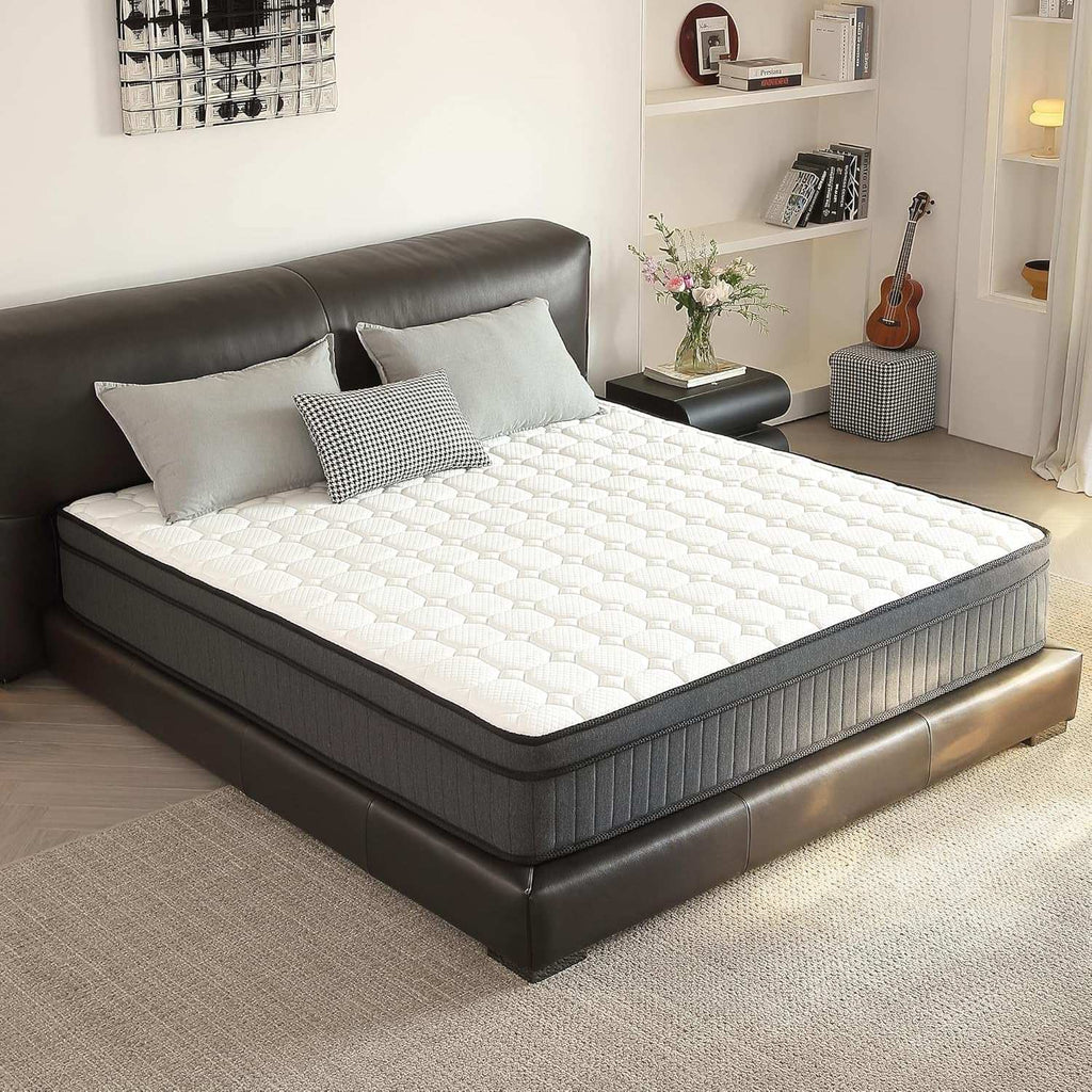 Queen Hybrid Mattress In Box CertipurUS Breathable - LuxeHome Furniture -